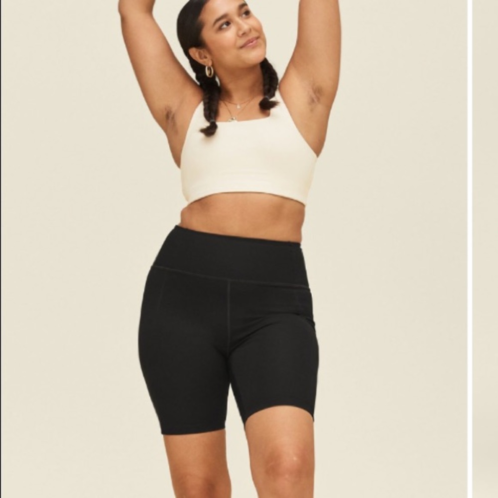 NWT - Girlfriend High Rise Compressive Bike Shorts